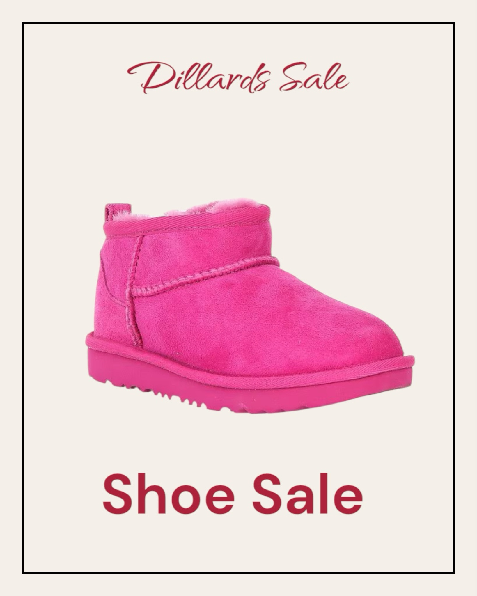 Ugh pink boot. 
#Ugh

#LTKSaleAlert