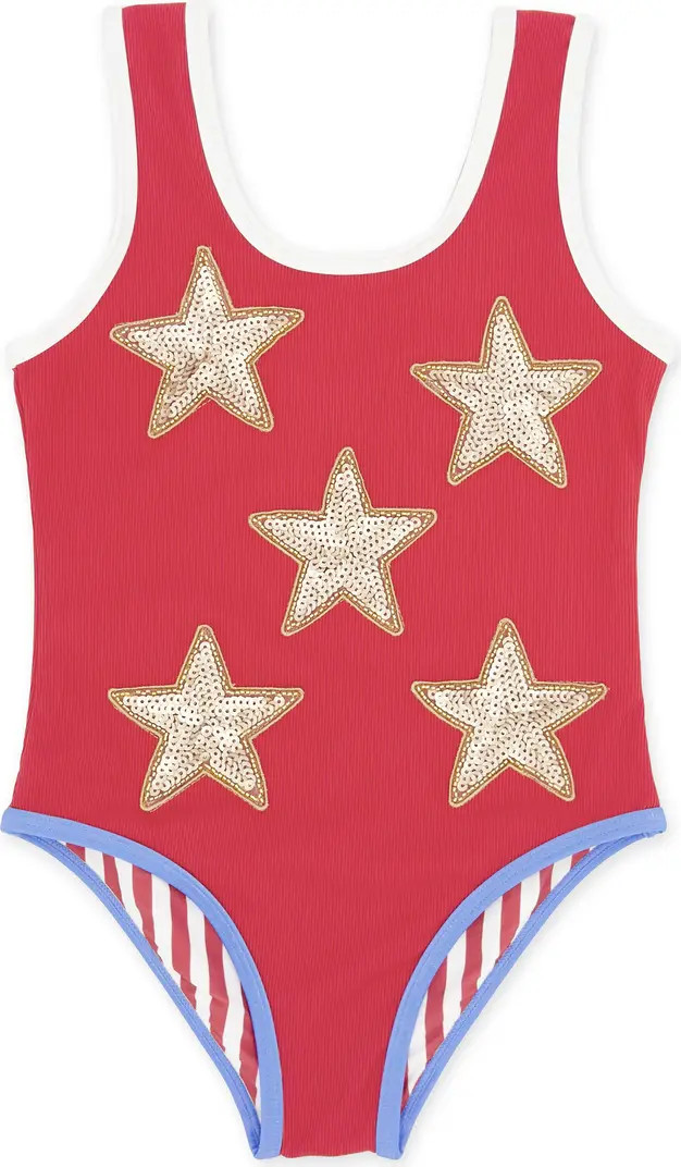 Kids' Wave Break One-Piece Swimsuit | Nordstrom