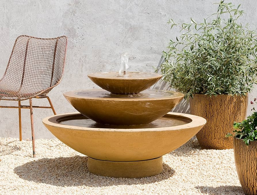 Campania International FT-131-NA Cascade Fountain, Natural Finish | Amazon (US)