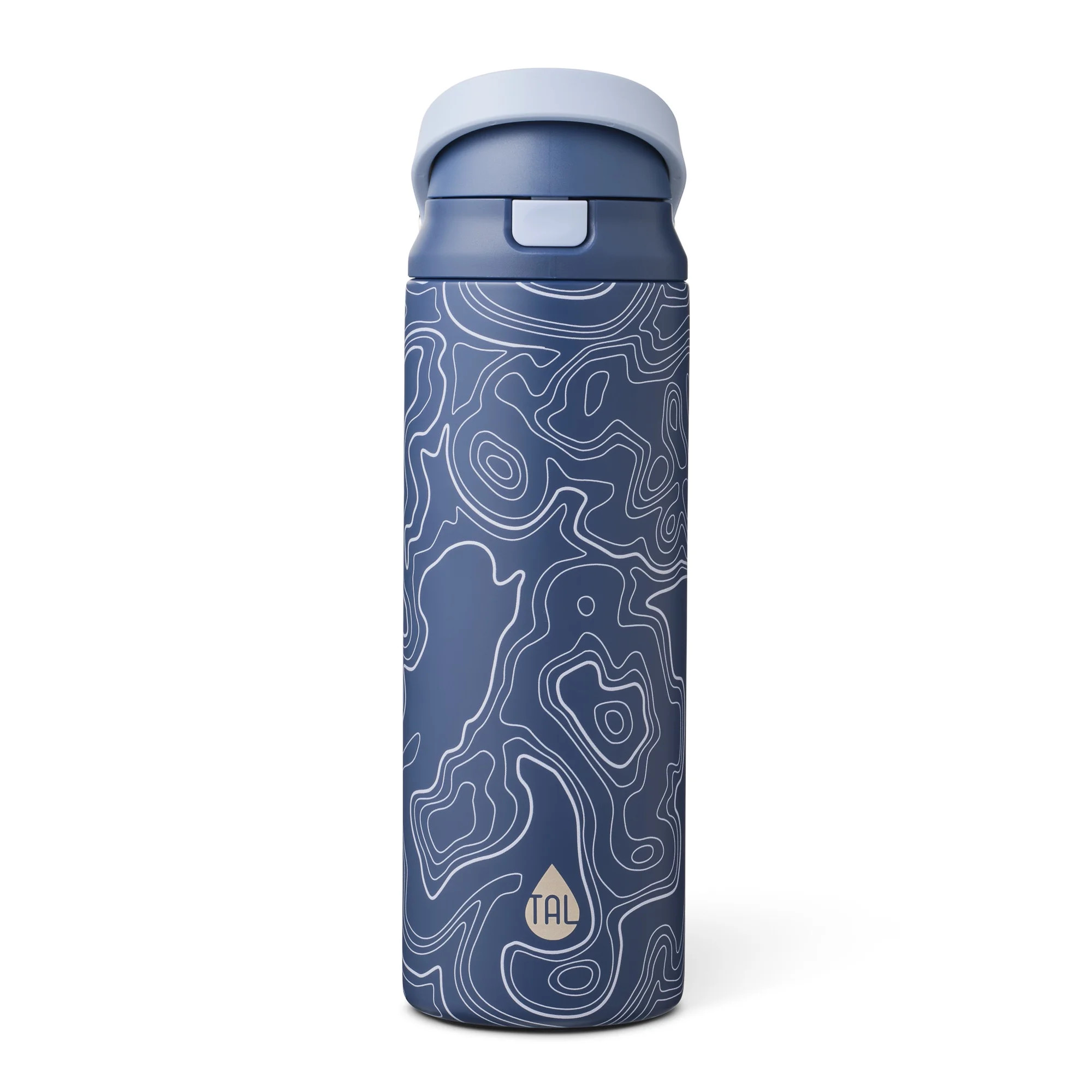 TAL 24oz Stainless Steel 2-in-1 Water Bottle with Straw and Chug Lid, Terrain | Walmart (US)