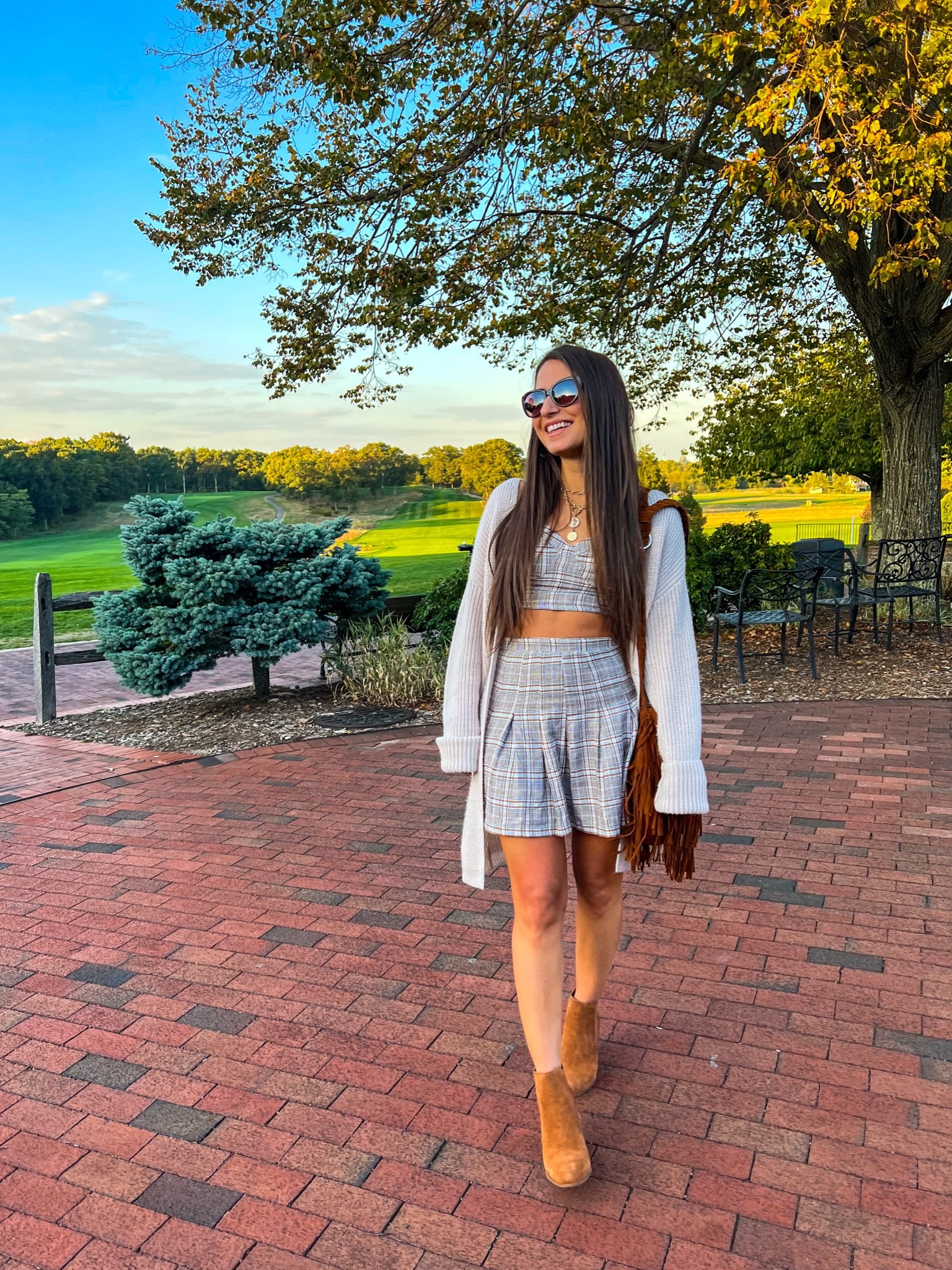 Fall style : cardigans booties and plaid sets. A fall fashion outfit in a nut shell. #ltkfall 

#LTKstyletip #LTKunder100 #LTKSeasonal