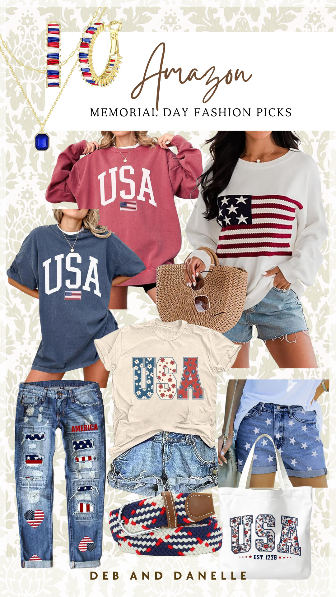 I just got a new American flag shirt for Memorial Day from @Amazon. Here is a roundup of patriotic fashion picks for the upcoming holiday.  

 #LTKSeasonal #LTKMidsize