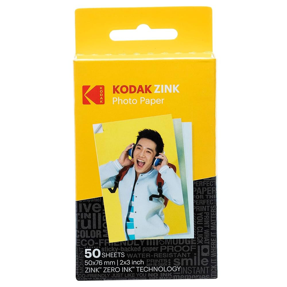 Kodak 2ʺ x 3ʺ Premium ZINK Photo Paper 50-Pack Compatible with Kodak PRINTOMATIC (NOT with Koda... | Amazon (US)