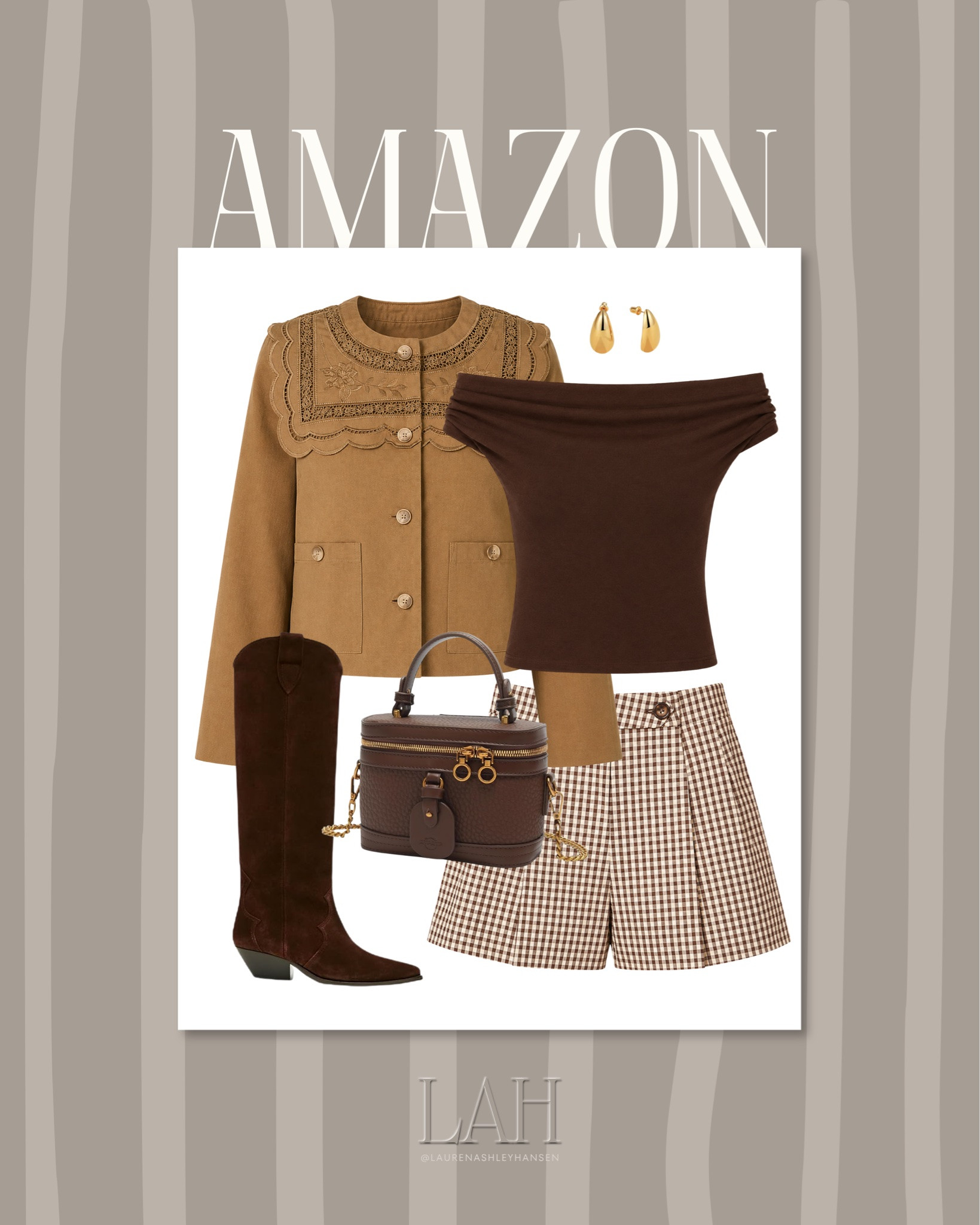 I’m loving this Amazon style inspiration! The cutest look to transition into the colder fall months. I love how elevated and chic a tall boot and shorts feel paired together!

#LTKgrwm #LTKootd