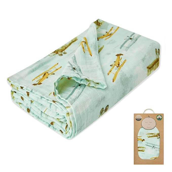 Milkbarn Cozy Wrap Swaddle Blankets - Organic Cotton Baby Receiving Blankets Gentle for Unisex Ne... | Amazon (US)