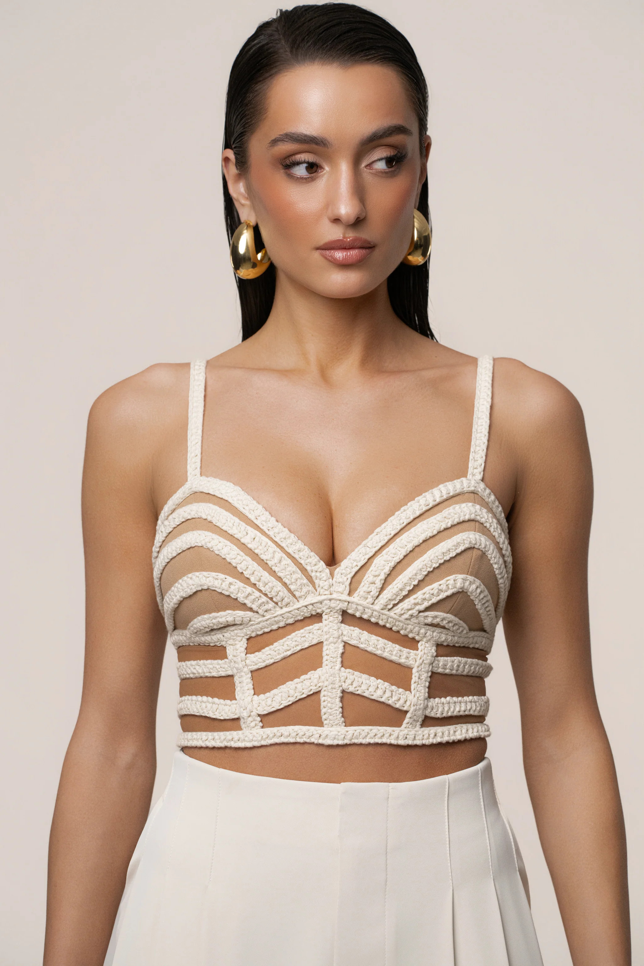 Ivory Serenity Bay Top | JLUXLABEL US