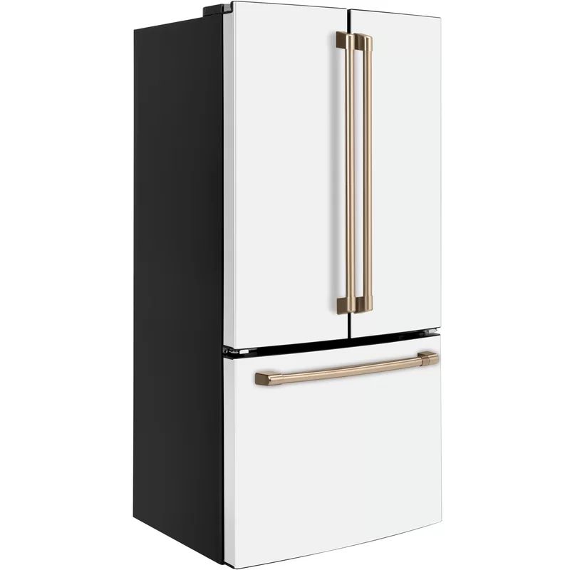 33" Counter Depth French Door 18.6 cu. ft. Smart Energy Star Refrigerator | Wayfair North America