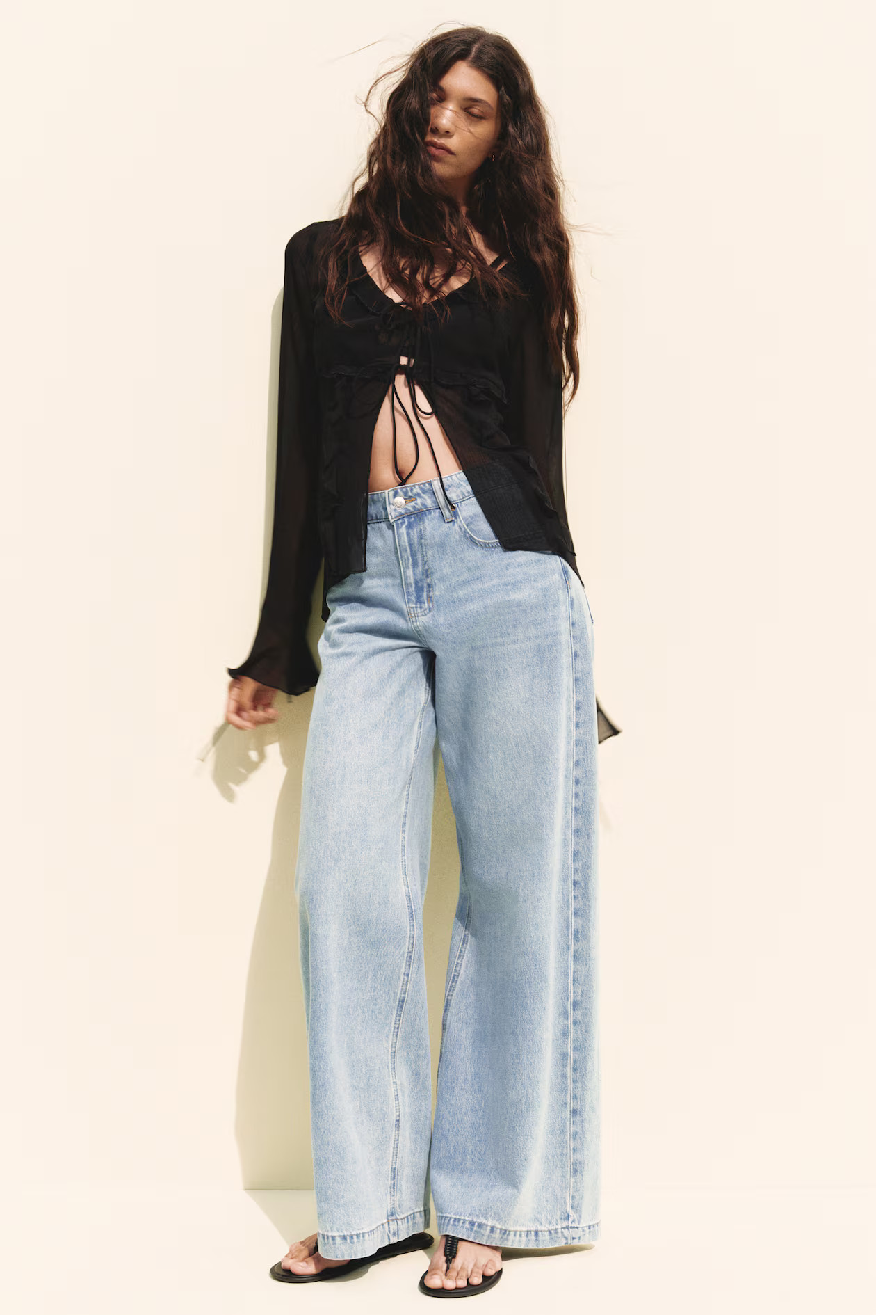 Wide High Jeans | H&M (US + CA)