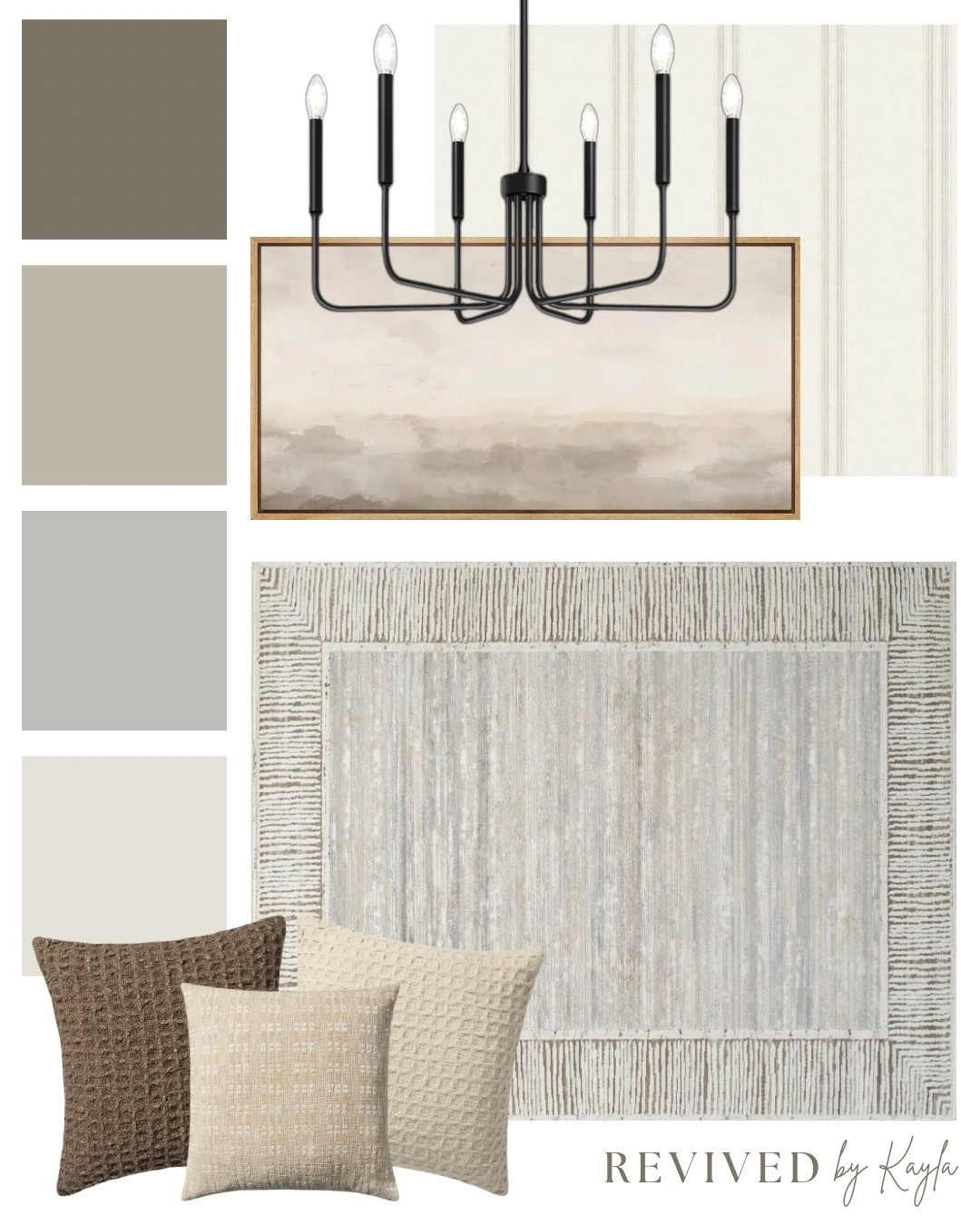 Brown and gray neutral room design mood board with seasonal best sellers from @Wayfair 🤎🩶 

#ad #homedecor #homedesign #homeinspo #moodboard #livingroom #bedroom #modern #cozy #neutral #home #decor #neutralhome #wayfair #wayfairpartner #interiordesign 

#LTKHome