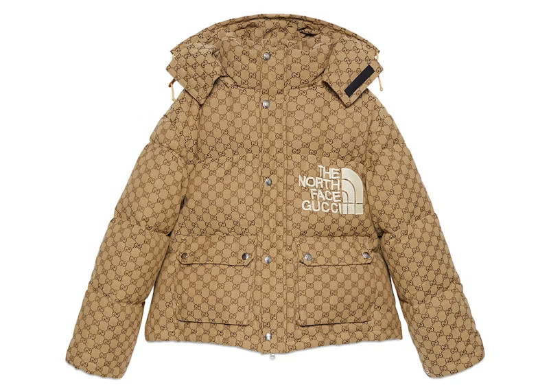 Gucci x The North Face Print Jacket Beige/Ebony | StockX