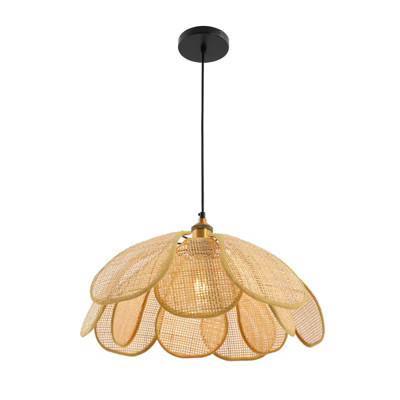 YIYIBYUS Boho Chandelier, Pendant Light Hand-Woven Rattan Hanging Lamp for Hallway Entryway Kitchen Island | Target