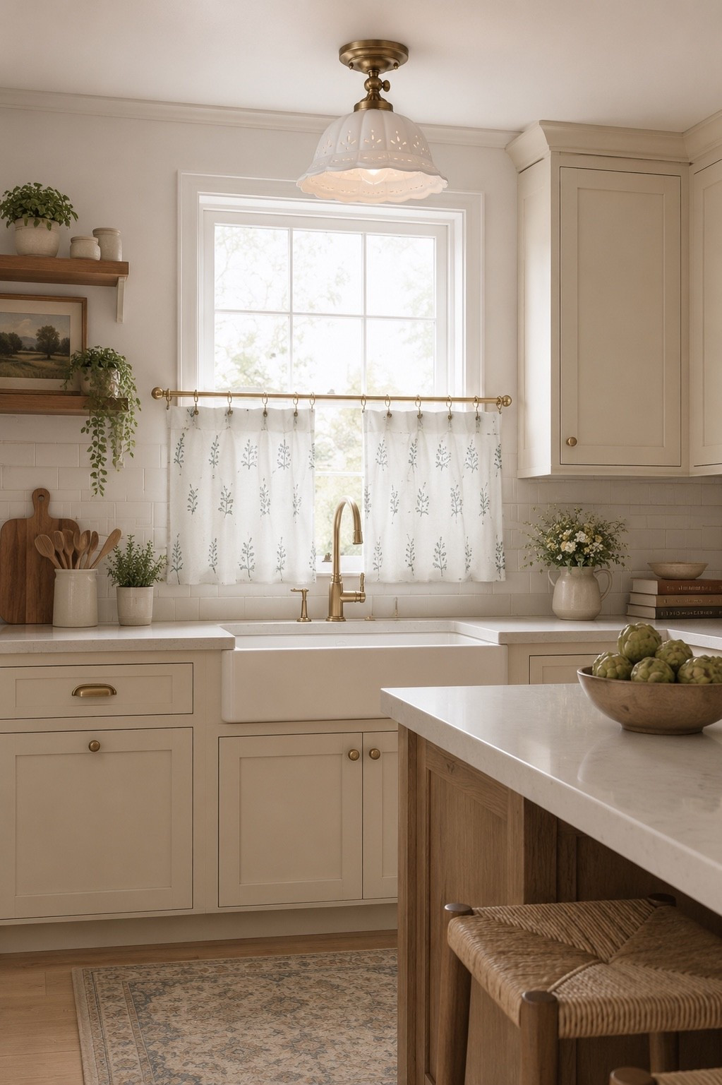 Beautiful kitchen decor from Amazon! Love the cafe curtains and vintage inspired light

#LTKHome #LTKSaleAlert