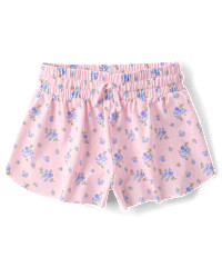 Girls Quick Dry Floral Flowy Shorts - pink | The Children's Place