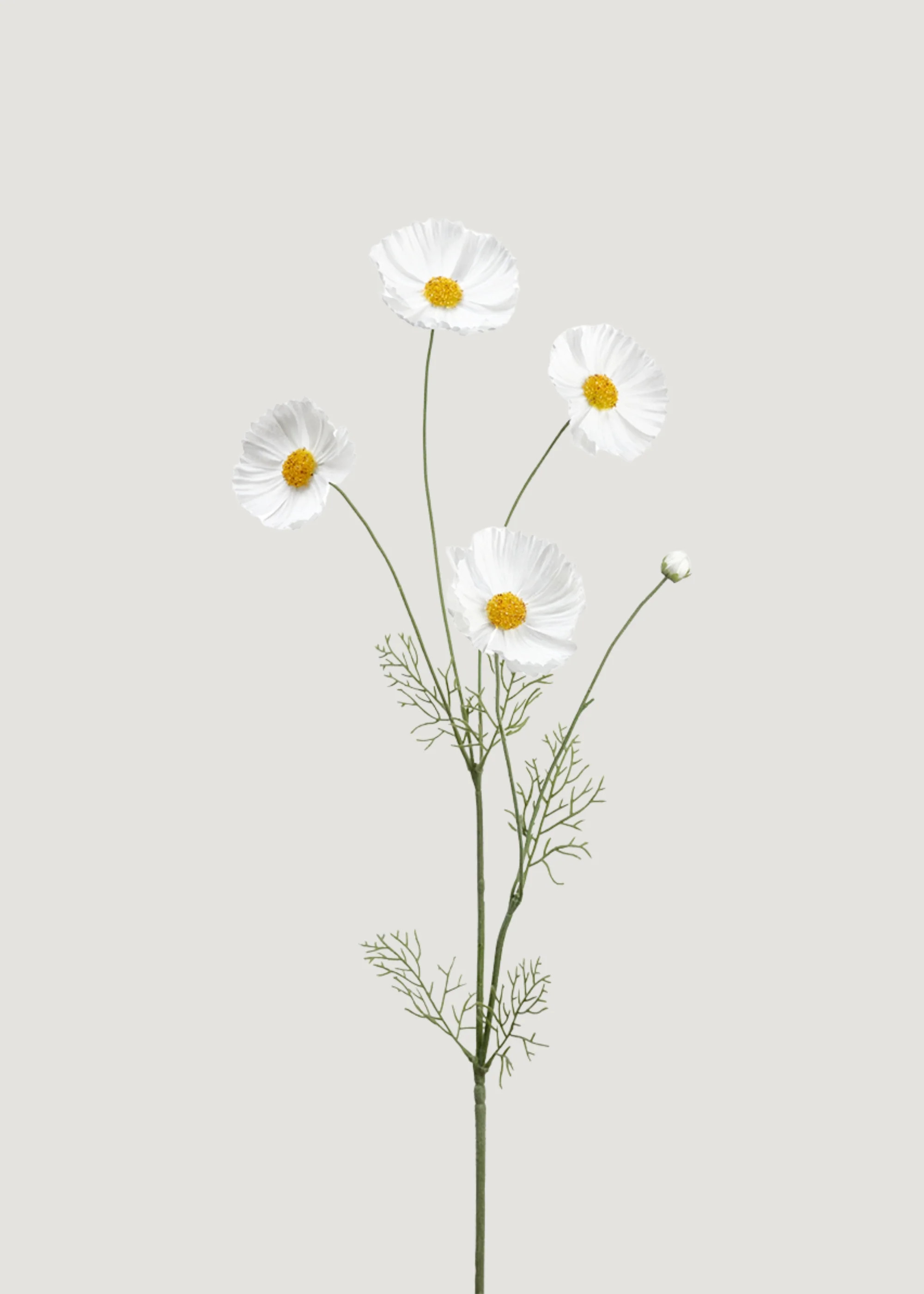 Faux Cosmos Spray in White | Artificial Wildflowers at Afloral | Afloral