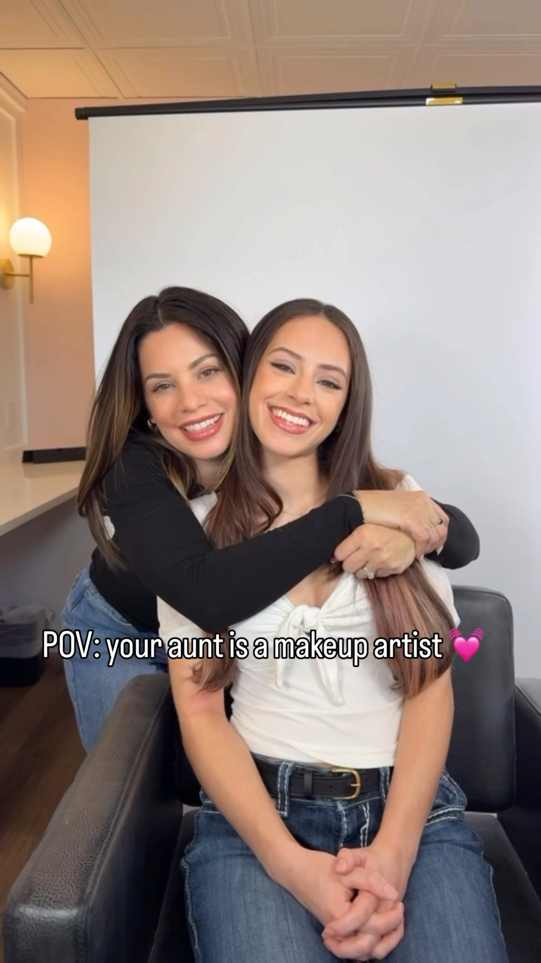 A little glam on my niece using Lancôme’s teint Idol ultra wear! 💓 