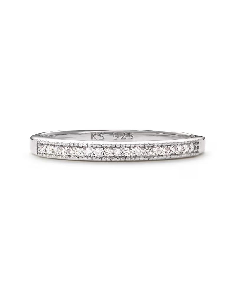 Ensley Band Ring in White Diamond | Kendra Scott