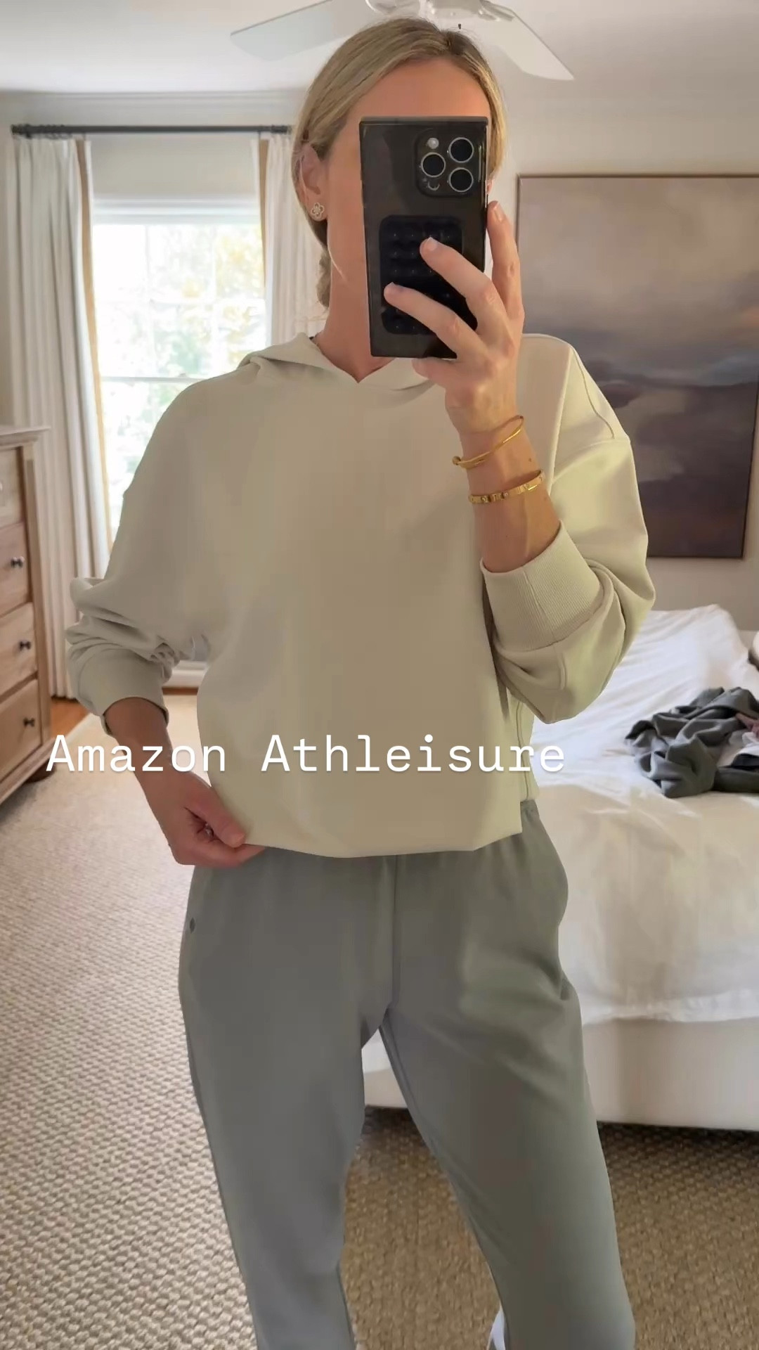 Very impressed with all of the new CRZ yoga things! Joggers and bottoms are smalls and the sweatshirt is a M! 

#LTKFindsUnder50