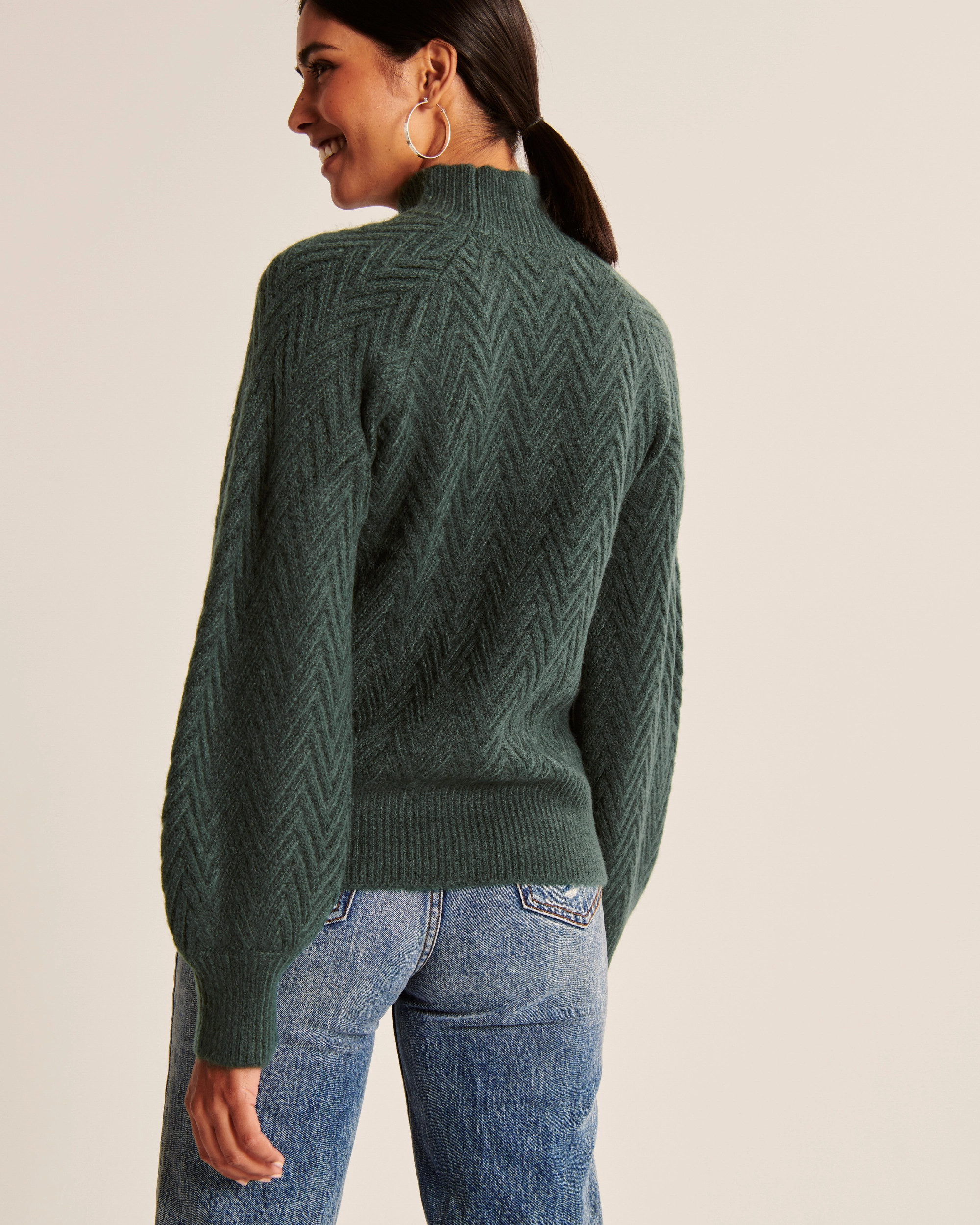 Cozy Mockneck Sweater | Abercrombie & Fitch (US)
