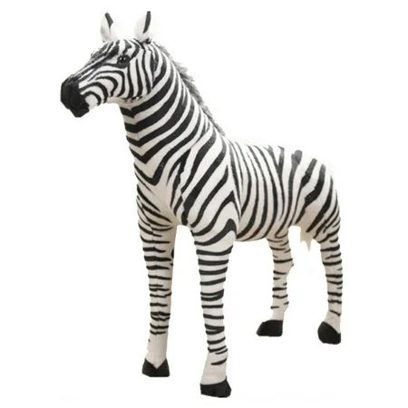 14/18/21in Vivid Stuffed Realistic Zebra for Doll Funny Claw Machine Supply Plushies | Walmart (US)