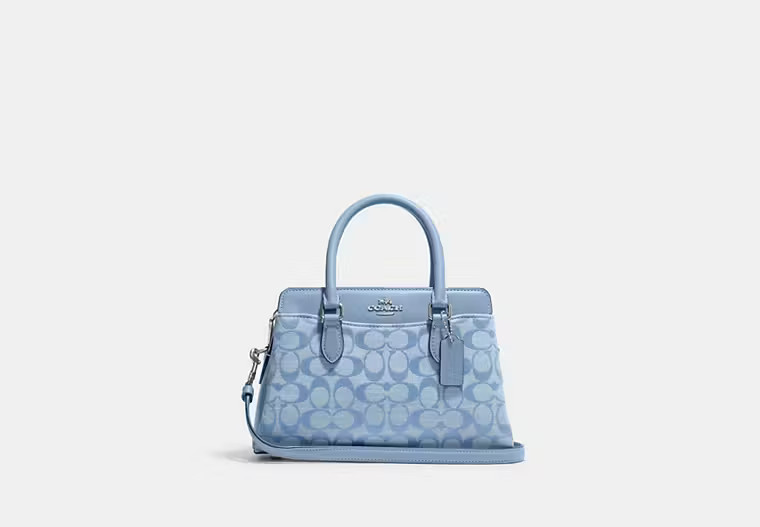 Mini Darcie Carryall In Signature Chambray | Coach Outlet US