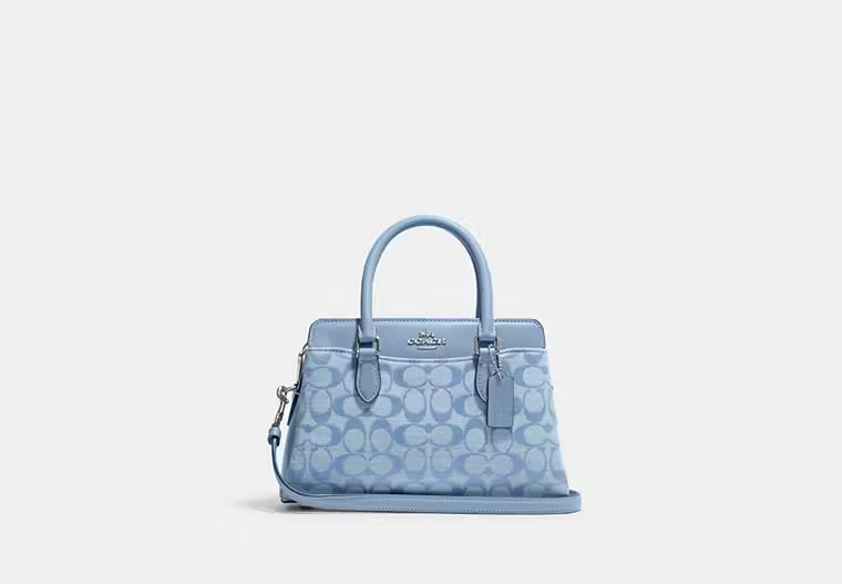 Mini Darcie Carryall In Signature Chambray | Coach Outlet