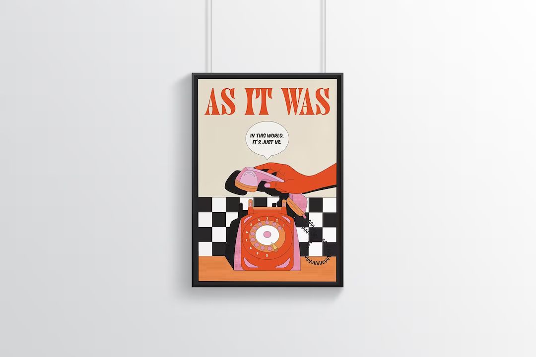 Harry Styles | As It Was Poster | Album Posters | Music Poster | Music Lovers | Home Decor | Wall De | Etsy (US)