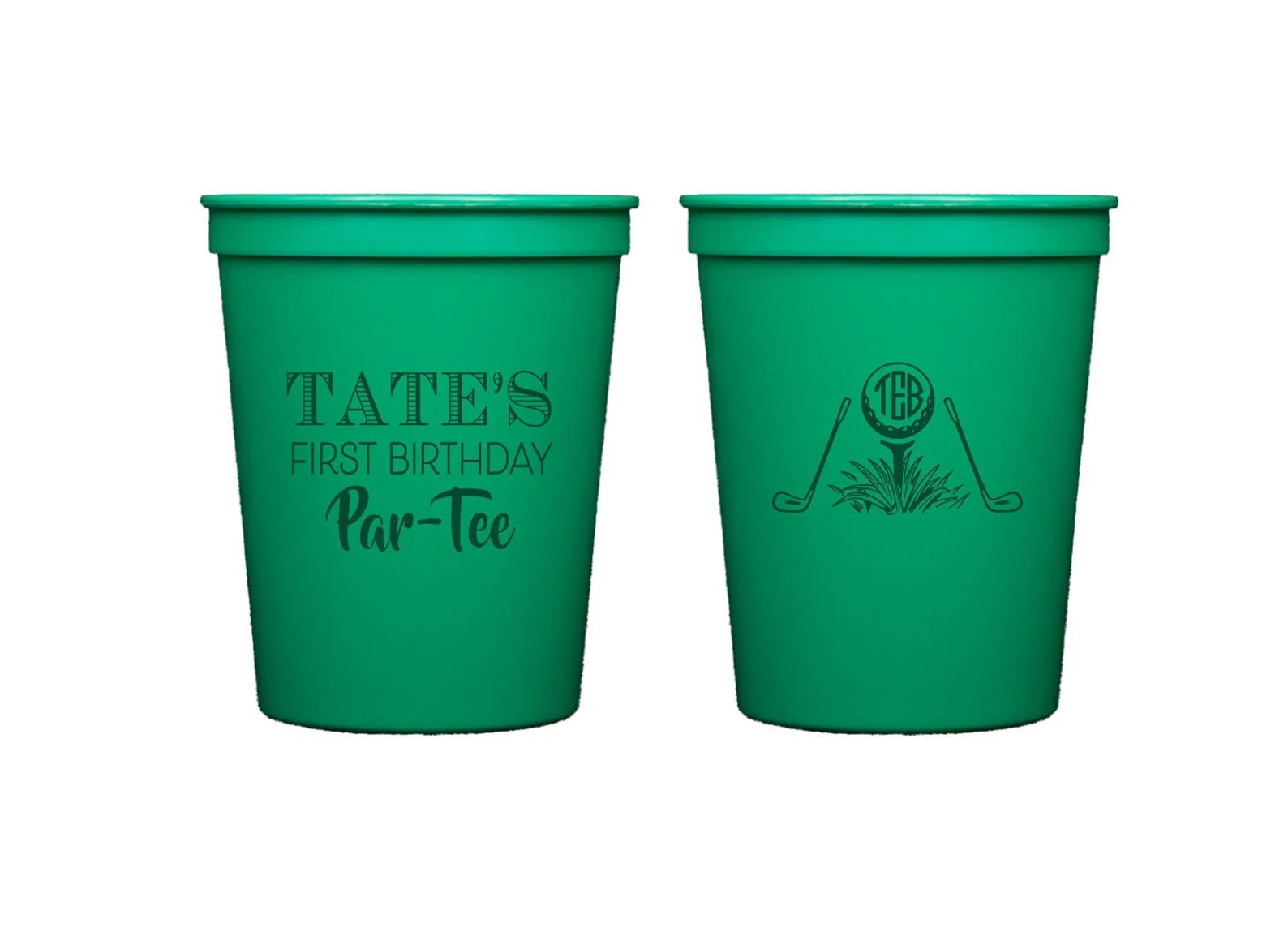 Golf First Birthday, Golf Birthday Cups, Golf Birthday Favor, Golf Par Tee Birthday, Personalized... | Etsy (US)