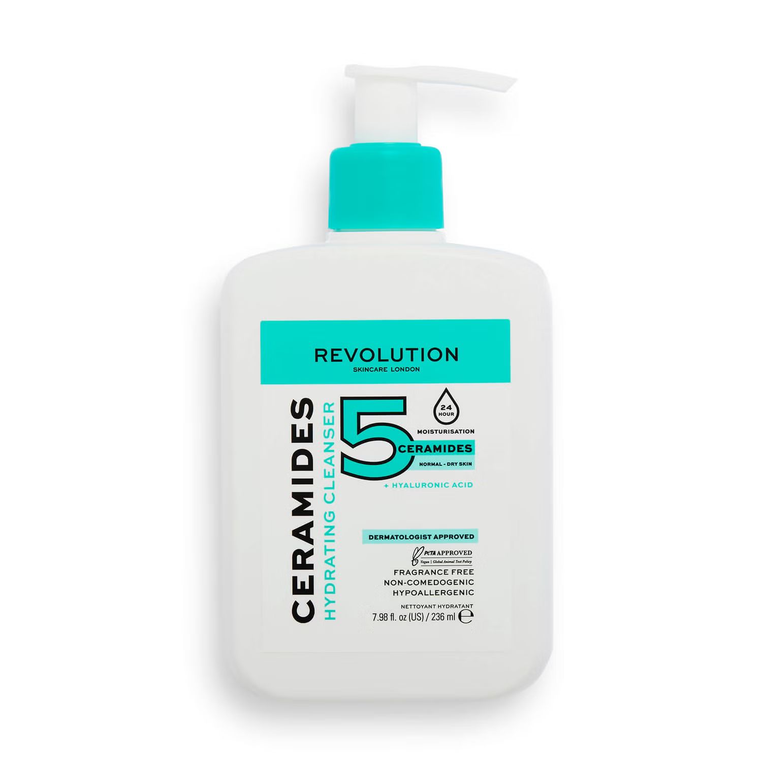 Revolution Skincare Ceramides Hydrating Cleanser 236ml | Look Fantastic (UK)