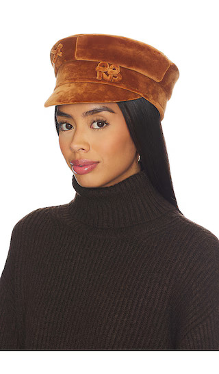 Baker Boy Cap in Brown | Revolve Clothing (Global)