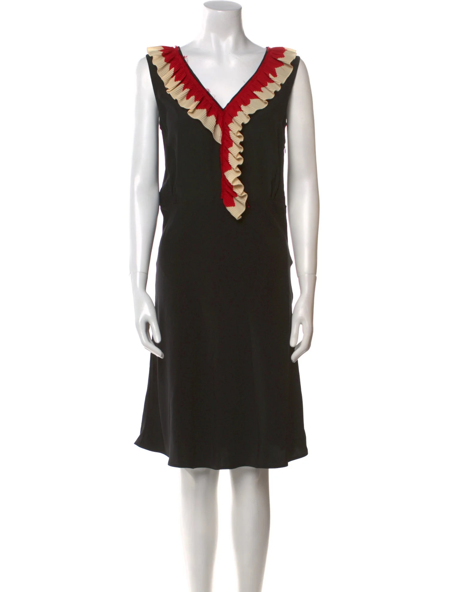 Silk Knee-Length Dress | The RealReal