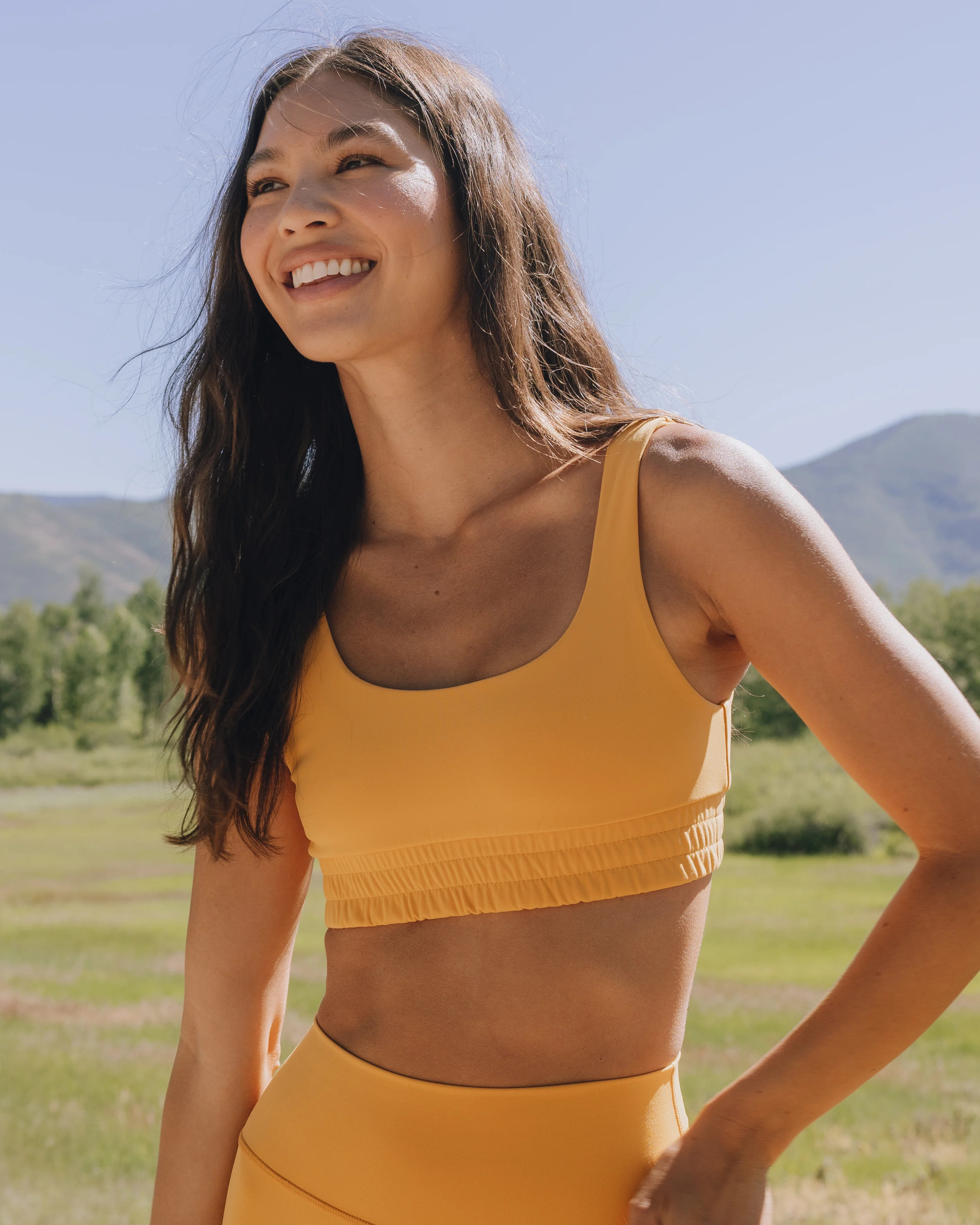 Go! Reversible Scoop Bra - Honeygold | Daily Drills