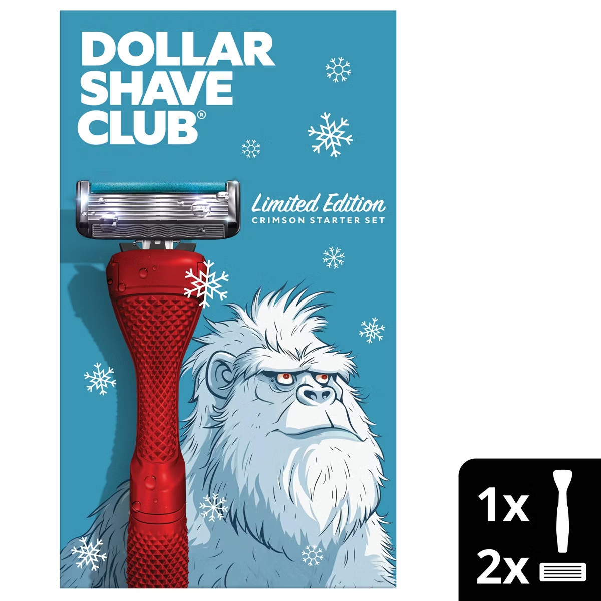 Dollar Shave Club 6-Blade Men's Razor Starter Set - 1 Handle + 2 Cartridges | Target