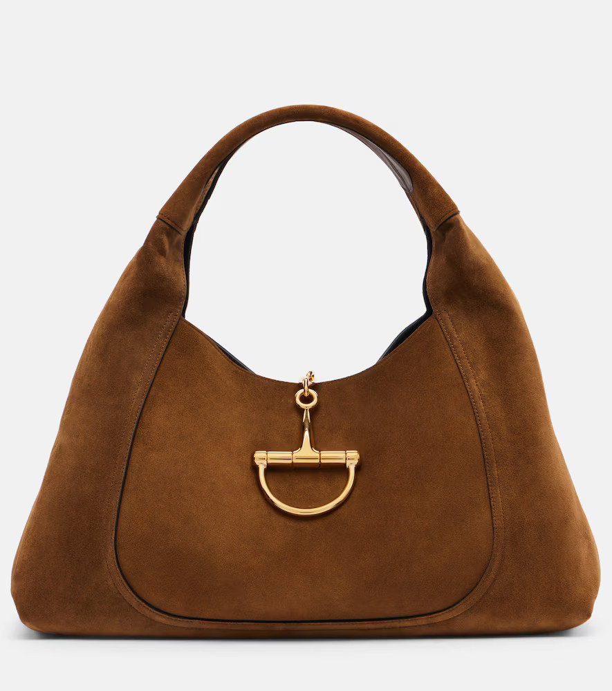 Gucci Gucci Softbit Maxi suede shoulder bag | Mytheresa (US/CA)
