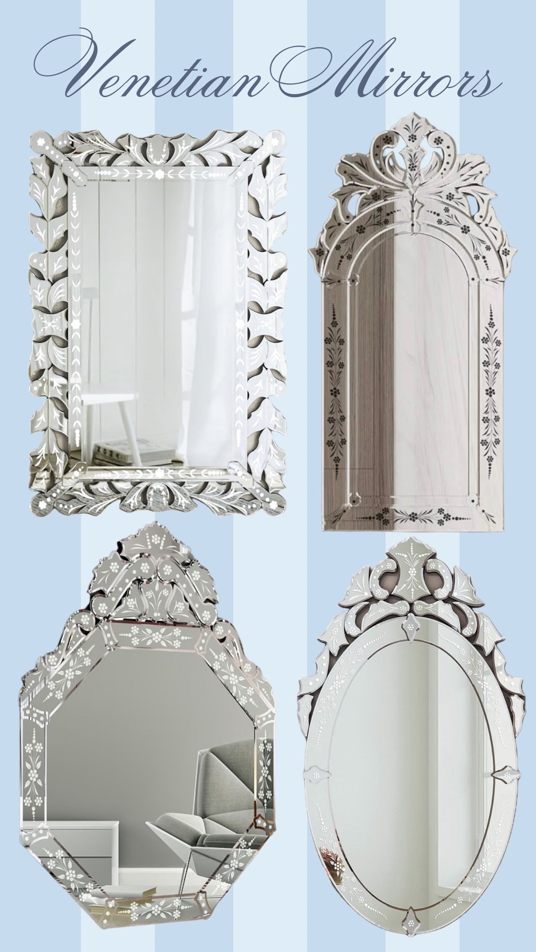 Venetian mirrors add elegance and a touch of ramance to any space 🪞

#venetianmirror #wallmirror #interiordecor #interiorstyling #beautifulmirror

#LTKHome #LTKBeauty