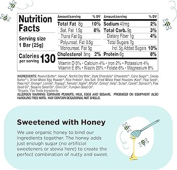 Perfect Bar Mini, Dark Chocolate Chip Peanut Butter Protein Bar, Protein Snack, Snack Bar, Organi... | Amazon (US)