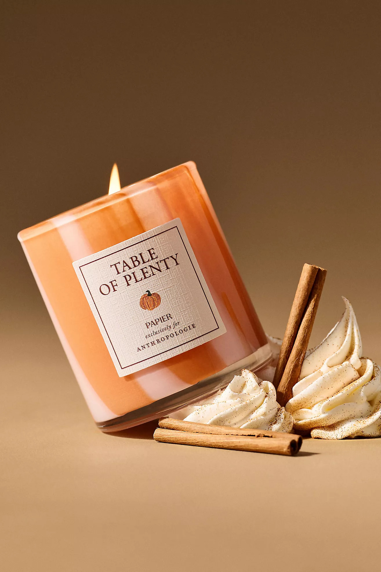 Papier x Anthropologie Gourmand Table of Plenty Boxed Glass Candle | Anthropologie (US)