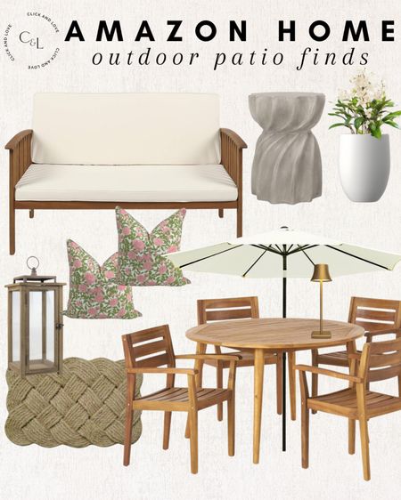 Outdoor patio finds from Amazon! This table and chairs is a great price for the set. On sale now to give your outdoor space a refresh 👏🏼

Outdoor table and chairs, woven rug, outdoor pillow, umbrella, concrete table, outdoor table, planter pot, lantern, outdoor sofa, outdoor furniture, Outdoor decor, Spring home decor, exterior design, spring edit, patio refresh, deck, balcony, patio, porch, seasonal home decor, patio furniture, spring, spring favorites, spring refresh, exterior design, look for less, designer inspired, Amazon, Amazon home, Amazon must haves, Amazon finds, amazon favorites, Amazon home decor #amazon #amazonhome

#LTKsalealert #LTKSeasonal #LTKhome