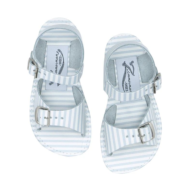 minnow x zimmerman powder blue stripe sandal | minnow