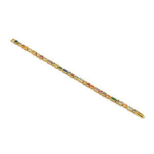 MULTICOLOR TENNIS BRACELET | EP JEWELS 