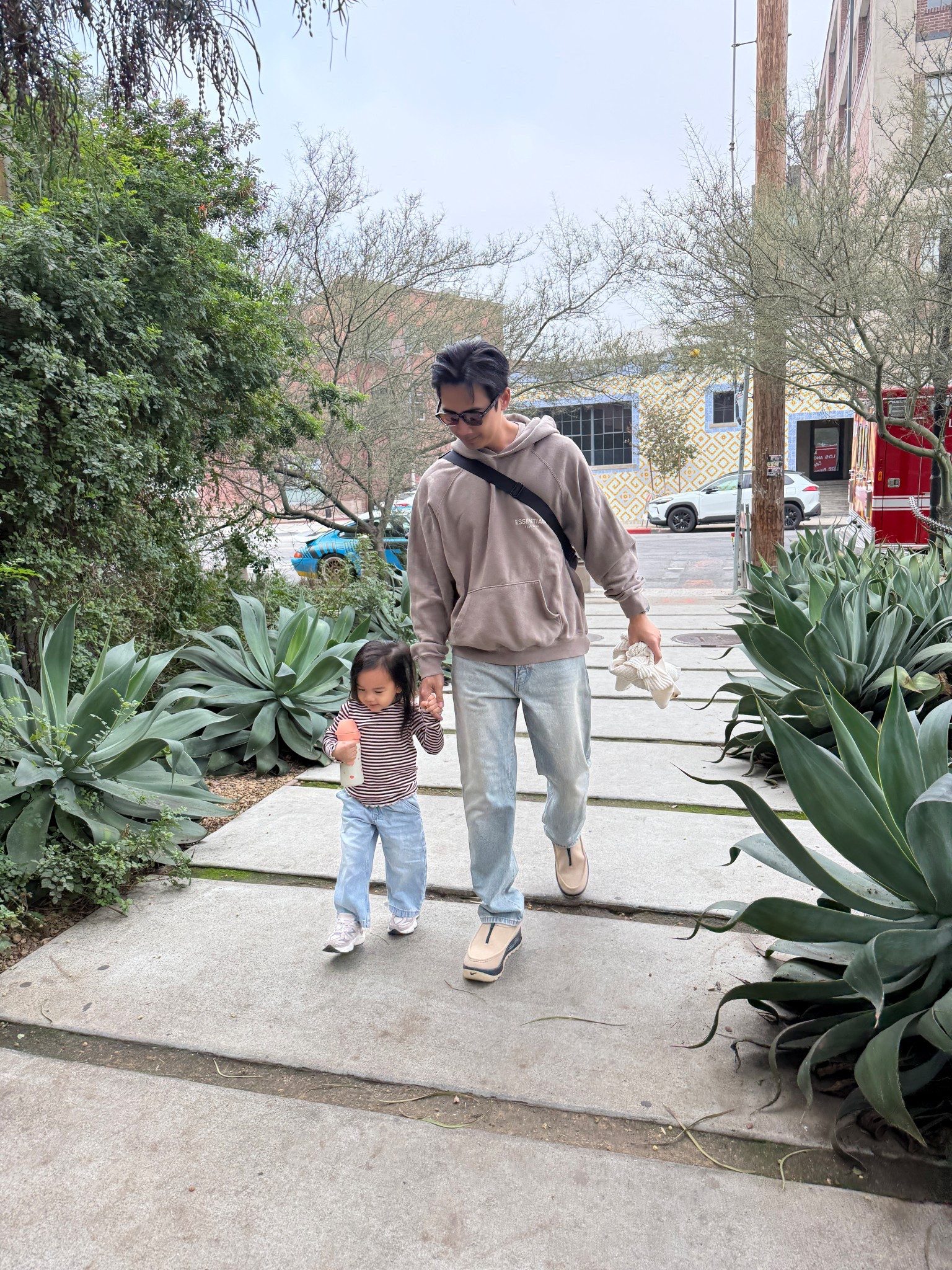 morning coffee shop run! i love her wide leg jeans 🥰 #outfits #hm #toddlermom #toddleroutfit 

#LTKHoliday #LTKKids #LTKootd
