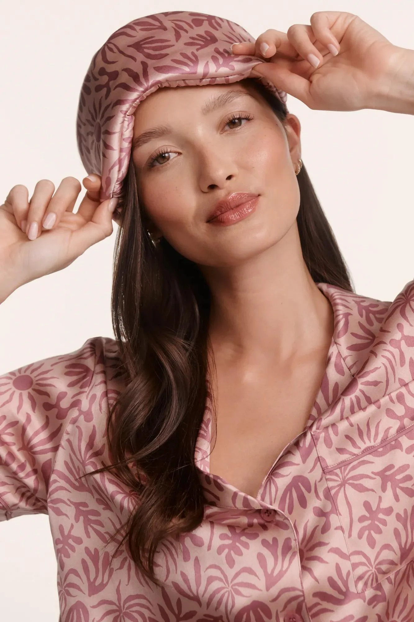 Eberjey x ILIA - Inez Washable Silk Printed Eye Mask | Eberjey