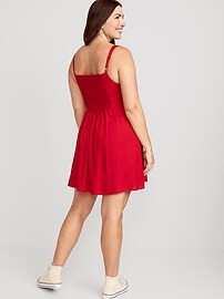 Fit & Flare Smocked Mini Cami Dress for Women | Old Navy (US)