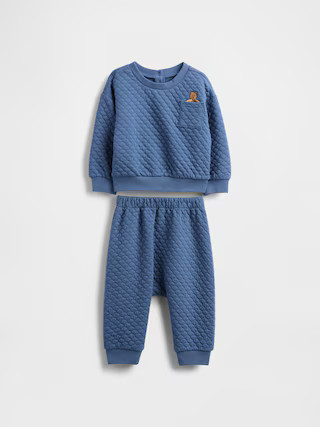 Baby Quilted Brannan Bear Pocket Outfit Set | Gap (US)