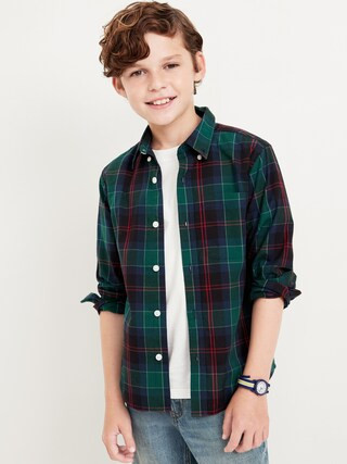 Long-Sleeve Poplin Shirt for Boys | Old Navy (US)
