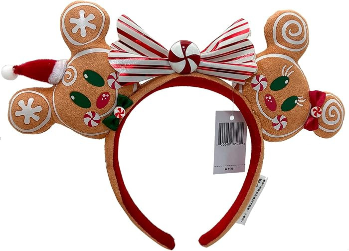 Mouse Ear Bow Headbands, Christmas Hairbands Hair Accessories, Glitter Party | Amazon (US)
