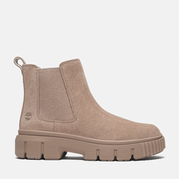 Timberland Women's Greyfield Chelsea Boot in Taupe Gray | Timberland (US)