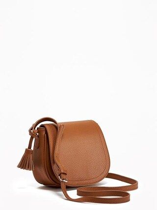 Old Navy Mini Saddle Bag For Women Size One Size - Cognac brown | Old Navy US