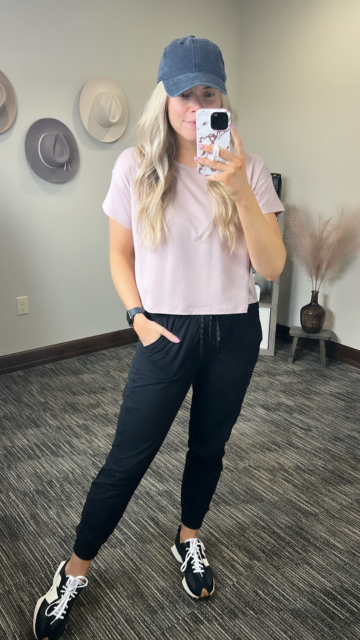 Medium crop tee; more colors. Medium joggers. True size in sneakers  

#LTKtravel #LTKSeasonal #LTKFind