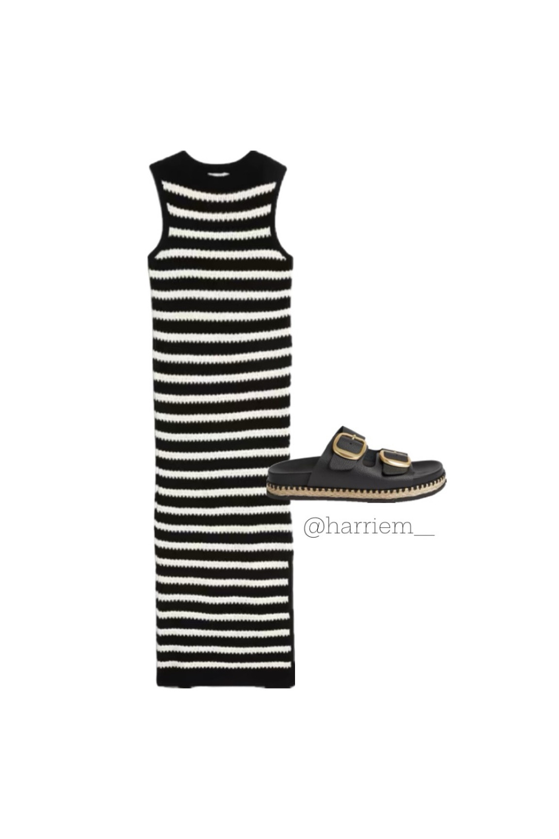 Knitted summer dress outfit🤍🖤

#LTKsummer #LTKuk