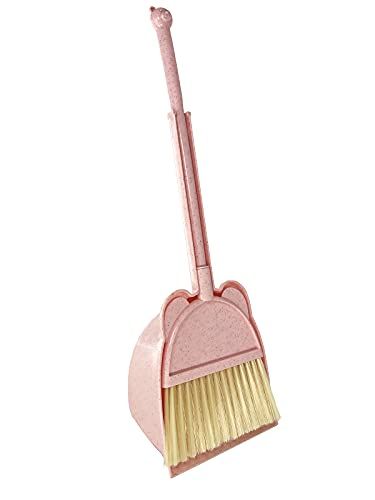 BSMstone Kids Broom and Dustpan Set-Mini Dustpan and Broom for Children Housekeeping Pretend Play Cl | Amazon (US)